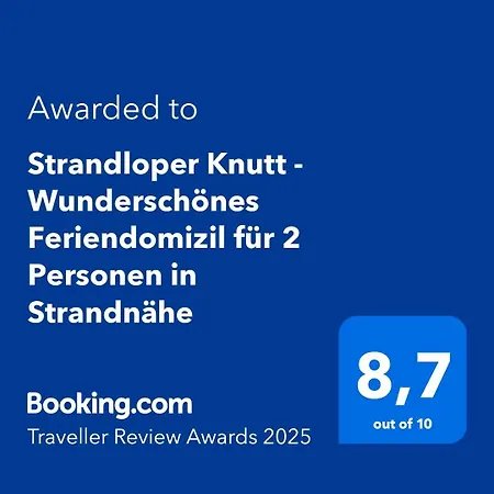 Strandloper Knutt - Wunderschoenes Feriendomizil Fuer 2 Personen In Strandnaehe