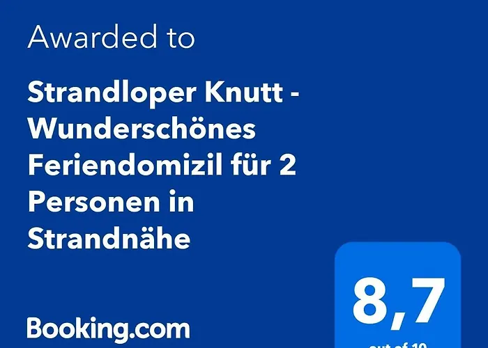 Strandloper Knutt - Wunderschoenes Feriendomizil Fuer 2 Personen In Strandnaehe